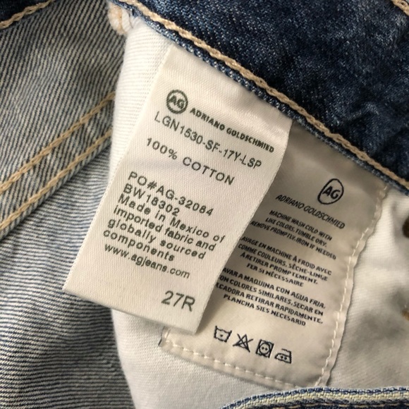 AG Jeans Sadie Denim Short 17 Years Lapse Mended - Picture 4 of 4